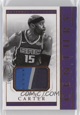 2017-18 Panini National Treasures - Century Materials - Bronze #CTM-14 - Vince Carter /25