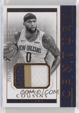 2017-18 Panini National Treasures - Century Materials - Bronze #CTM-24 - DeMarcus Cousins /25