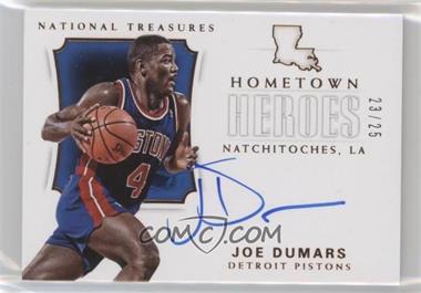 2017-18 Panini National Treasures - Hometown Heroes - Bronze #HH-JDM - Joe Dumars /25