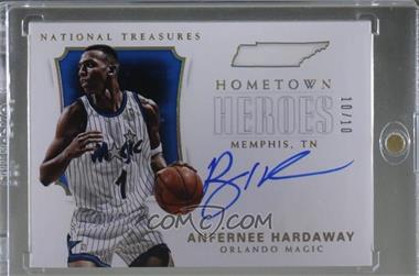 2017-18 Panini National Treasures - Hometown Heroes - Gold #HH-AHW - Anfernee Hardaway /10