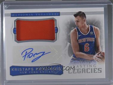 2017-18 Panini National Treasures - Lasting Legacies #LL-KPZ - Kristaps Porzingis /49