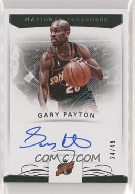 2017-18 Panini National Treasures - Signatures #S-GPT - Gary Payton /49