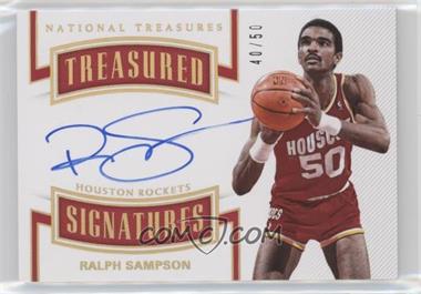 2017-18 Panini National Treasures - Treasured Signatures #TS-RSP - Ralph Sampson /50
