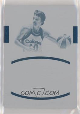 2017-18 Panini National Treasures - Treasures of the Hall - Printing Plate Cyan #TH-LDP - Louie Dampier /1