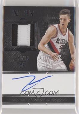 2017-18 Panini Noir - [Base] #310 - Rookie Patch Autographs - Zach Collins /99