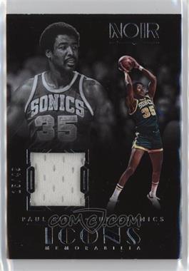 2017-18 Panini Noir - Icons Memorabilia #IM-PS - Paul Silas /49