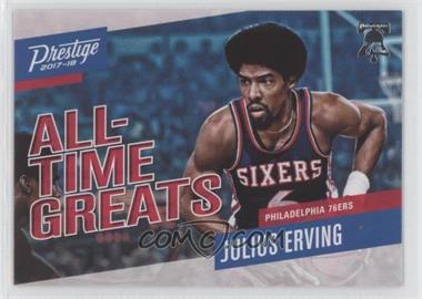 2017-18 Panini Prestige - All-Time Greats #4 - Julius Erving