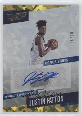 2017-18 Panini Prestige - Bonus Shots Signatures - Crystal Gold #48 - Justin Patton /10