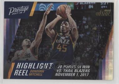 2017-18 Panini Prestige - Highlight Reel - Horizon #10 - Donovan Mitchell