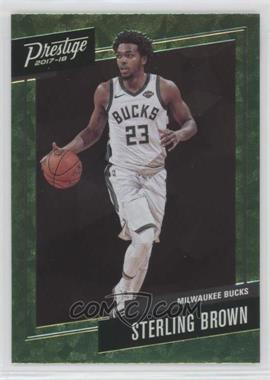 2017-18 Panini Prestige - Micro Etch Rookies - Bright Green #44 - Sterling Brown