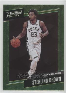 2017-18 Panini Prestige - Micro Etch Rookies - Bright Green #44 - Sterling Brown