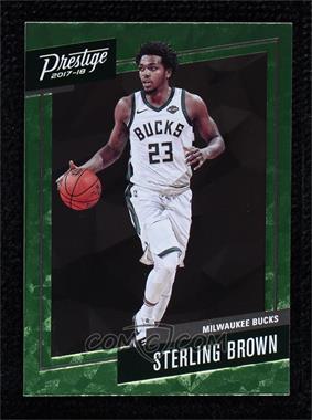 2017-18 Panini Prestige - Micro Etch Rookies - Bright Green #44 - Sterling Brown