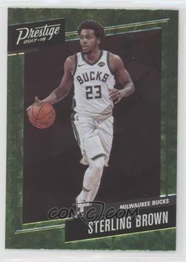 2017-18 Panini Prestige - Micro Etch Rookies - Bright Green #44 - Sterling Brown