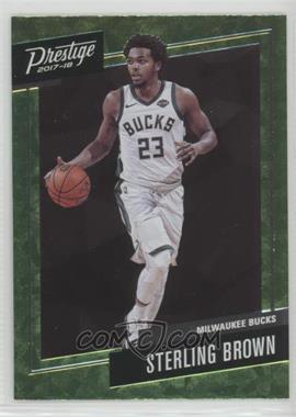 2017-18 Panini Prestige - Micro Etch Rookies - Bright Green #44 - Sterling Brown