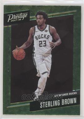 2017-18 Panini Prestige - Micro Etch Rookies - Bright Green #44 - Sterling Brown