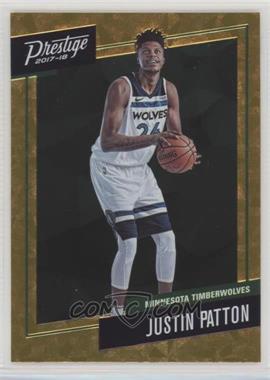 2017-18 Panini Prestige - Micro Etch Rookies - Orange #16 - Justin Patton