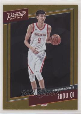 2017-18 Panini Prestige - Micro Etch Rookies - Orange #49 - Zhou Qi