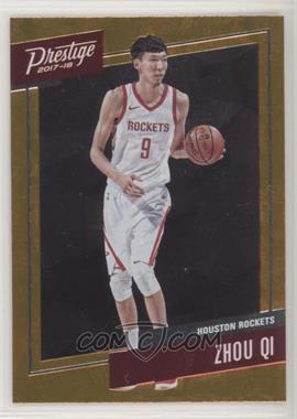 2017-18 Panini Prestige - Micro Etch Rookies - Orange #49 - Zhou Qi