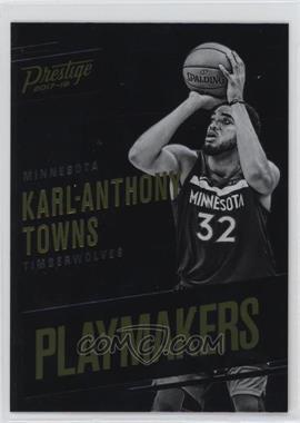 2017-18 Panini Prestige - Playmakers #25 - Karl-Anthony Towns