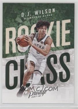 2017-18 Panini Prestige - Rookie Class #17 - D.J. Wilson