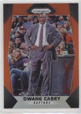 2017-18 Panini Prizm - [Base] - Orange Prizm #40 - Dwane Casey /49