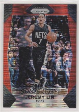 2017-18 Panini Prizm - [Base] - Red Pulsar Prizm #151 - Jeremy Lin /25