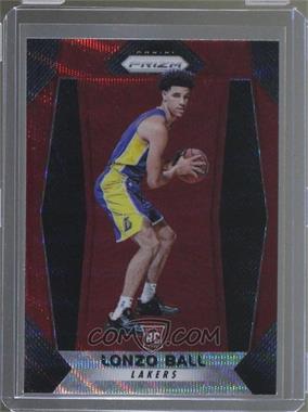 2017-18 Panini Prizm - [Base] - Ruby Wave Prizm #289 - Lonzo Ball