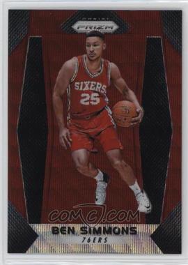 2017-18 Panini Prizm - [Base] - Ruby Wave Prizm #9 - Ben Simmons