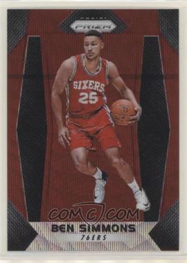 2017-18 Panini Prizm - [Base] - Ruby Wave Prizm #9 - Ben Simmons