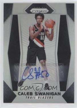 2017-18 Panini Prizm - [Base] - Silver Prizm Autographs #145 - Caleb Swanigan