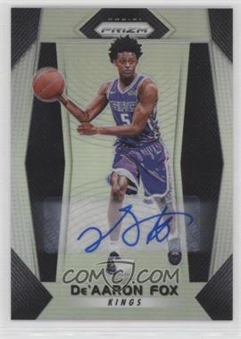 2017-18 Panini Prizm - [Base] - Silver Prizm Autographs #24 - De'Aaron Fox