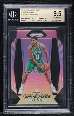 2017-18 Panini Prizm - [Base] - Silver Prizm #16 - Jayson Tatum [BGS 9.5 GEM MINT]