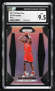 2017-18 Panini Prizm - [Base] - Silver Prizm #38 - OG Anunoby [CGC 9.5 Mint+]