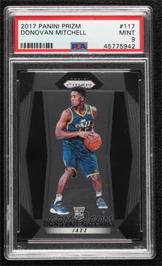 2017-18 Panini Prizm - [Base] #117 - Donovan Mitchell [PSA 9 MINT]