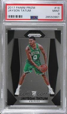 2017-18 Panini Prizm - [Base] #16 - Jayson Tatum [PSA 9 MINT]