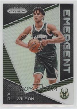 2017-18 Panini Prizm - Emergent - Silver Prizm #EM-DJW - D.J. Wilson