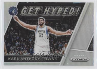 2017-18 Panini Prizm - Get Hyped! - Silver Prizm #GH-KT - Karl-Anthony Towns