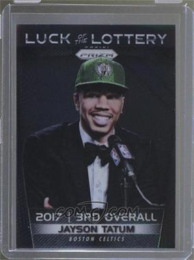 2017-18 Panini Prizm - Luck of the Lottery - Black Prizm #LL-JAT - Jayson Tatum /1