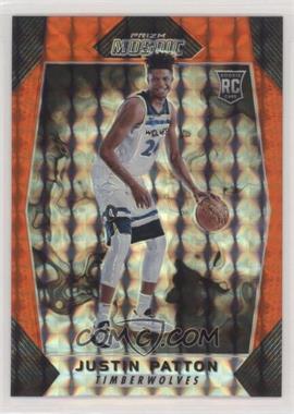 2017-18 Panini Prizm Mosaic - [Base] - Orange #41 - Justin Patton