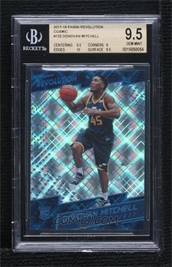 2017-18 Panini Revolution - [Base] - Cosmic #125 - Rookies - Donovan Mitchell /100 [BGS 9.5 GEM MINT]