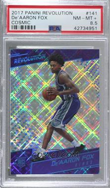 2017-18 Panini Revolution - [Base] - Cosmic #141 - Rookies - De'Aaron Fox /100 [PSA 8.5 NM‑MT+]