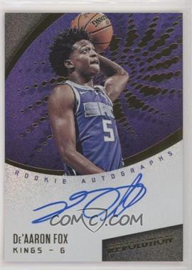 2017-18 Panini Revolution - Rookie Autographs #RA-FOX - De'Aaron Fox