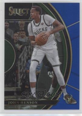 2017-18 Panini Select - [Base] - Blue Prizm #55 - Concourse - John Henson /299