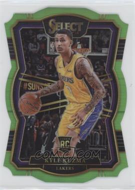 2017-18 Panini Select - [Base] - Neon Green Die-Cut Prizm #200 - Premier Level - Kyle Kuzma /65