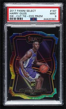 2017-18 Panini Select - [Base] - Tie-Dye Prizm #187 - Premier Level - Harry Giles /25 [PSA 9 MINT]