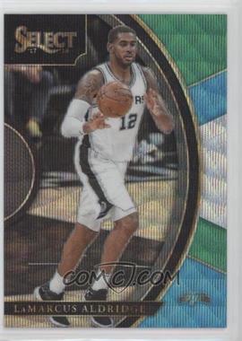 2017-18 Panini Select - [Base] - Tri-Color Prizm #96 - Concourse - LaMarcus Aldridge