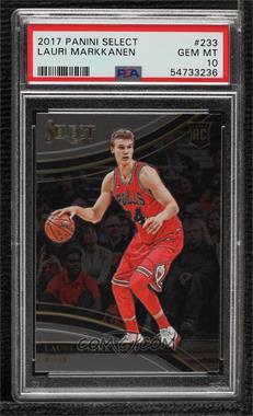 2017-18 Panini Select - [Base] #233 - Courtside - Lauri Markkanen [PSA 10 GEM MT]