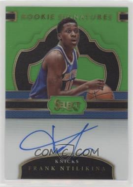 2017-18 Panini Select - Rookie Signatures - Neon Green Prizm #RS-FRA.2 - Frank Ntilikina /65