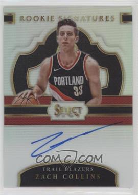 2017-18 Panini Select - Rookie Signatures #RS-ZAC - Zach Collins /199