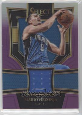 2017-18 Panini Select - Select Swatches - Purple Prizm #SS-MHZ - Mario Hezonja /99